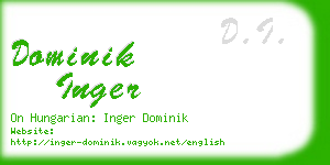 dominik inger business card